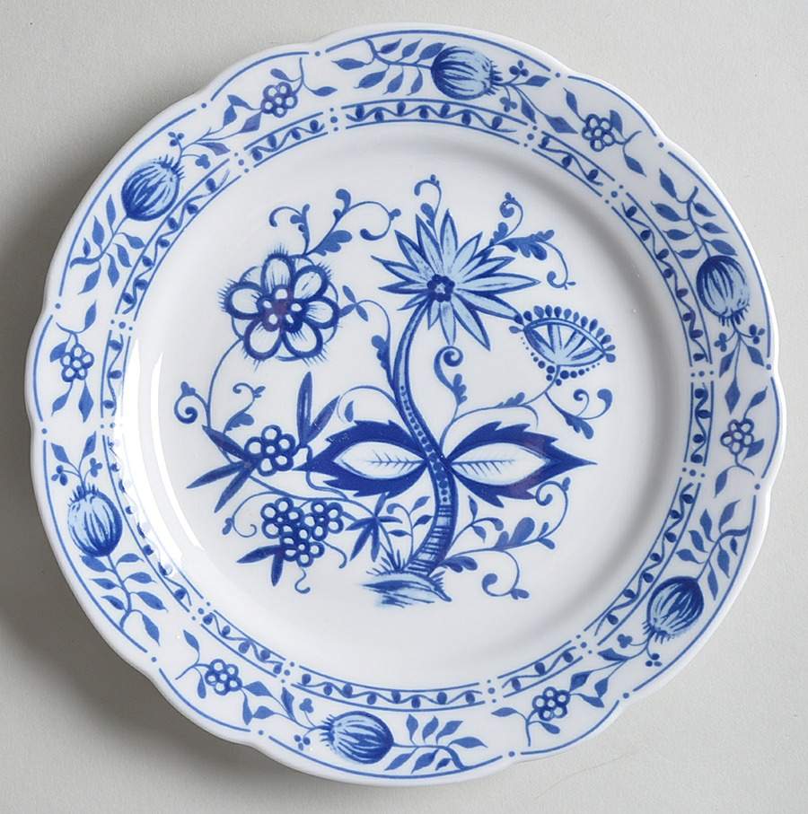Blue Onion Salad Plate by Kahla-1