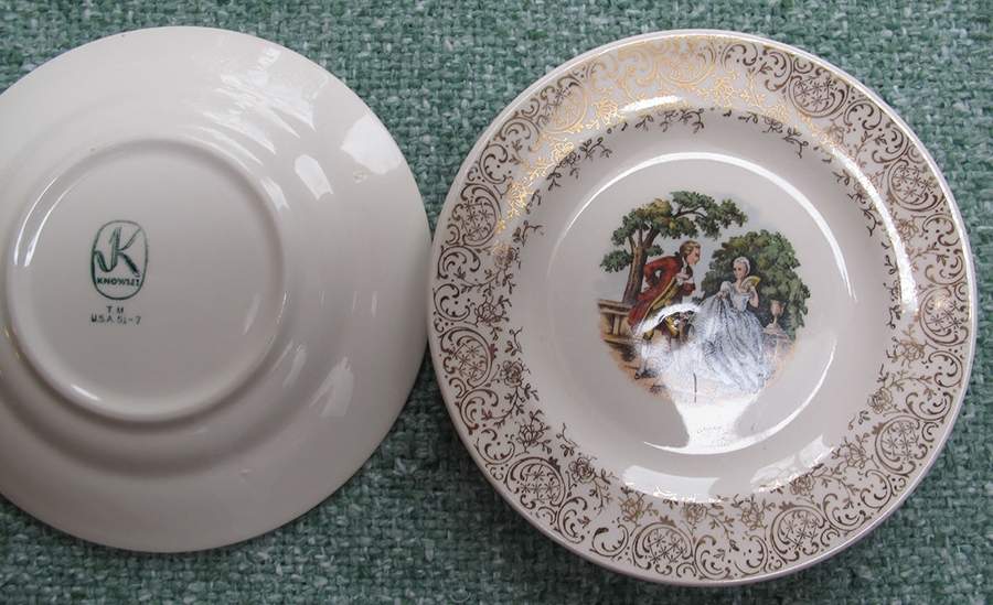 KNO605 Rim Fruit/Dessert (Sauce) Bowl by Edwin Knowles-1