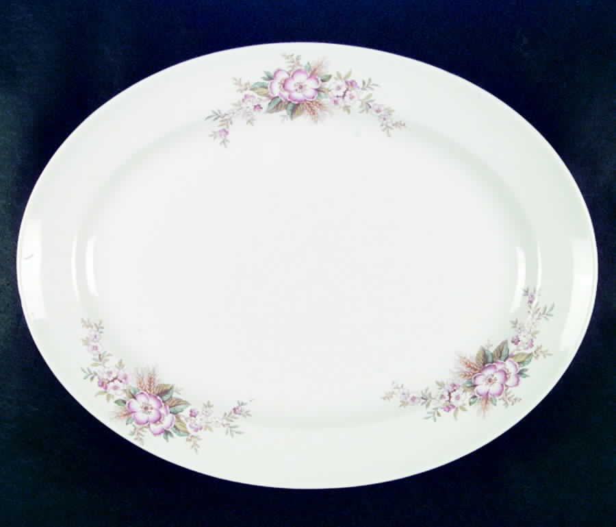 KNO608 15" Oval Serving Platter by Edwin Knowles-1