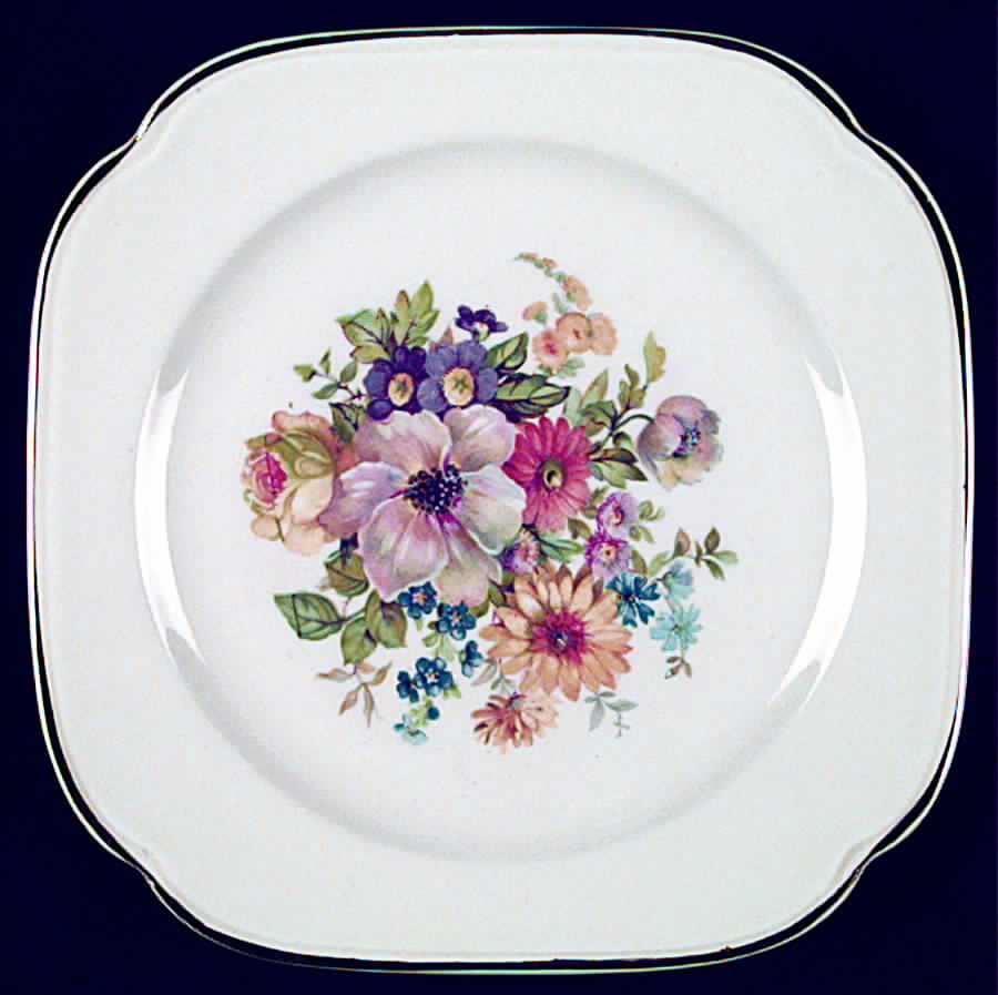 KNO610 Square Salad Plate by Edwin Knowles-1