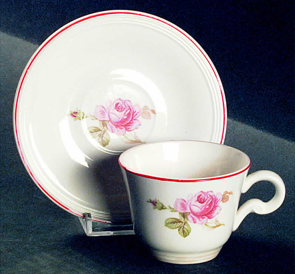 KNO615 Flat Demitasse Cup & Saucer Set by Edwin Knowles-1