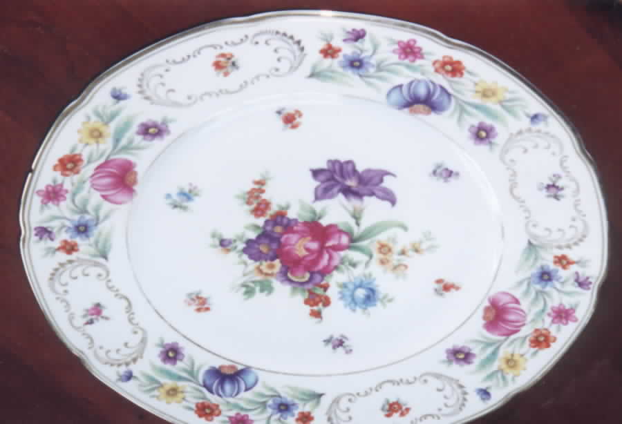 Dresden Rich Dinner Plate by Richard Klemm-1