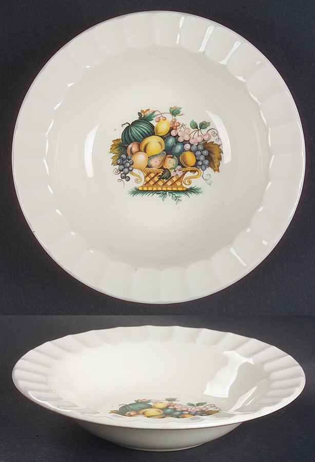 KNO635 Rim Fruit/Dessert (Sauce) Bowl by Edwin Knowles-1