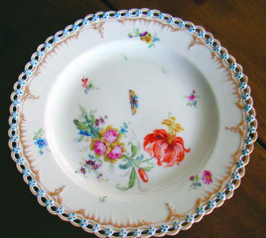 KPM137 Pierced Edge Salad Plate by KPM-1