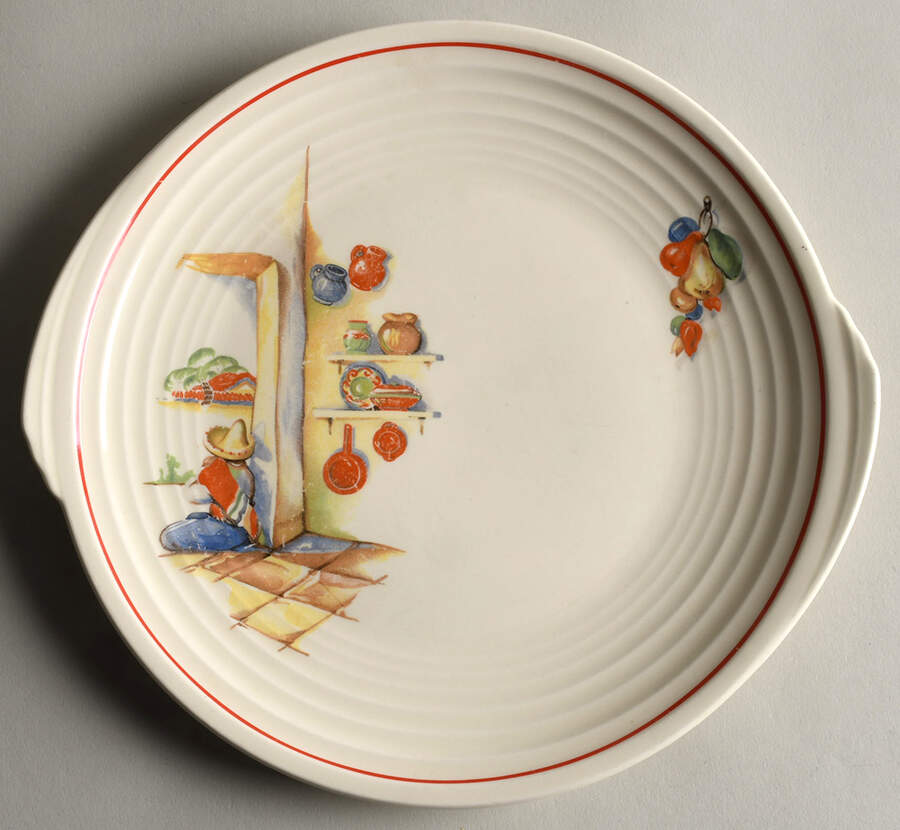 Tia Juana Dinner Plate by Edwin Knowles-1