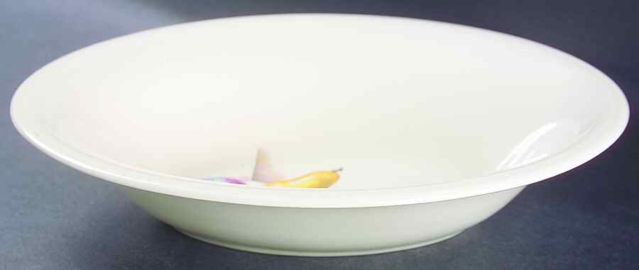 Fruits (No Inner Verge) 9" Oval Vegetable Bowl by Edwin Knowles-1