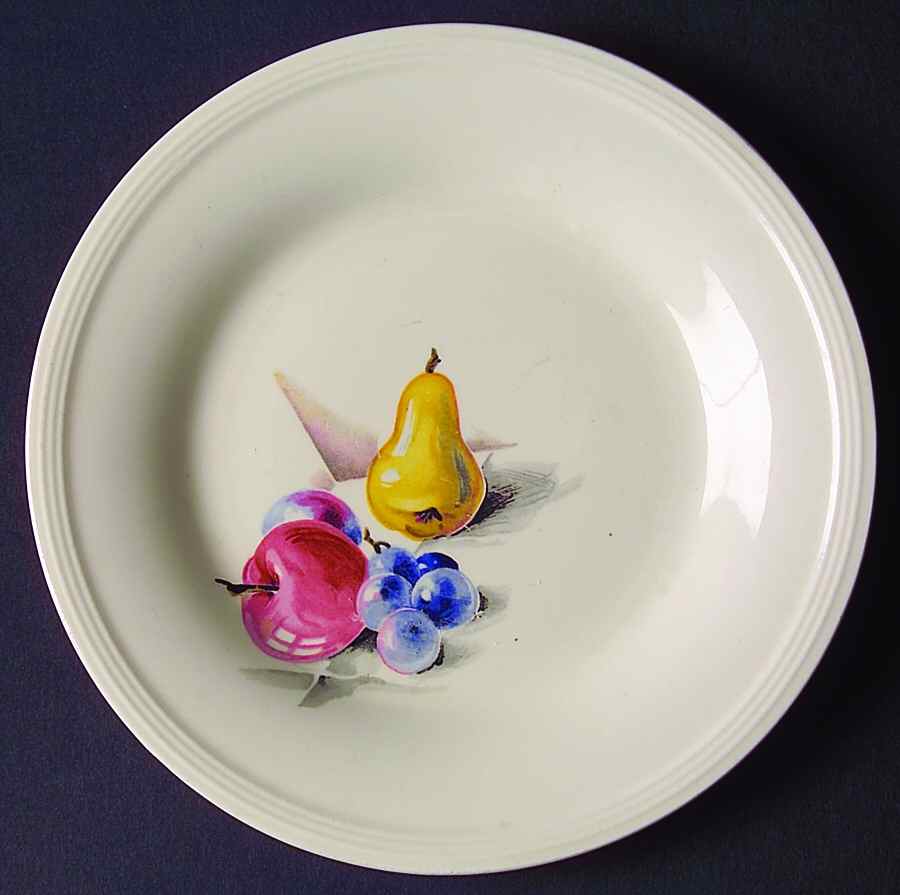Fruits (No Inner Verge) Bread & Butter Plate by Edwin Knowles-1