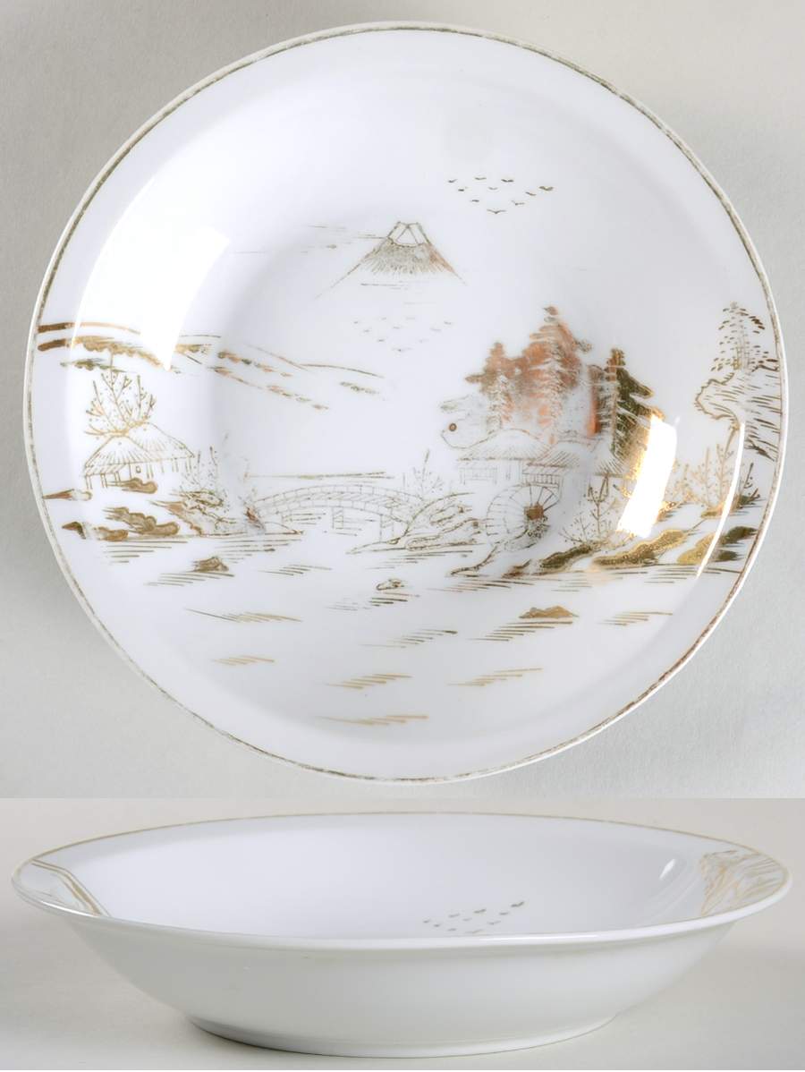 KUT119 Rim Soup Bowl by Kutani-1