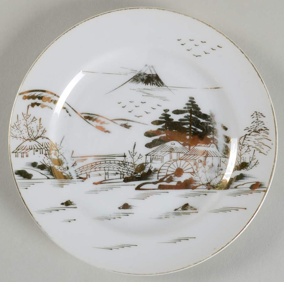 KUT119 Bread & Butter Plate by Kutani-1