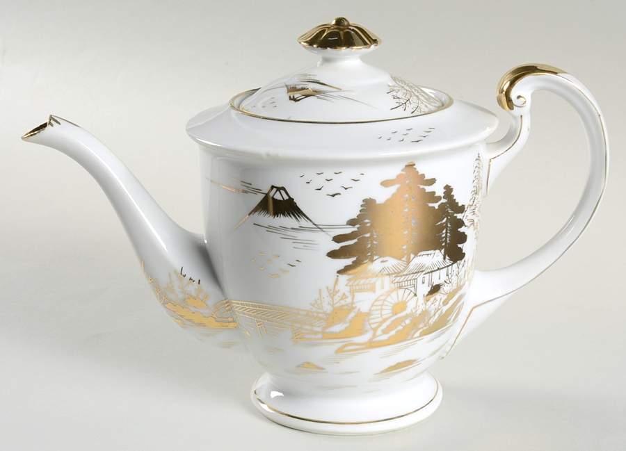 KUT119 Teapot & Lid by Kutani-1