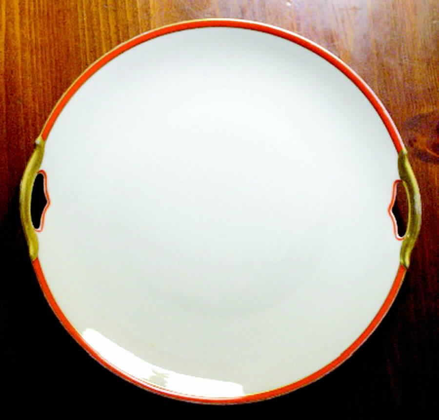 Koralle Handled Cake Plate by KPM-1