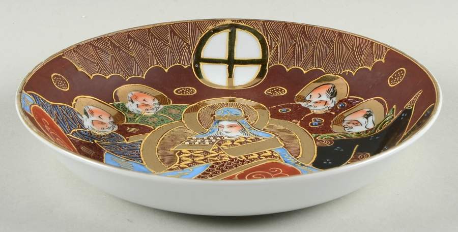 KUT131 Coupe Soup Bowl by Kutani-1
