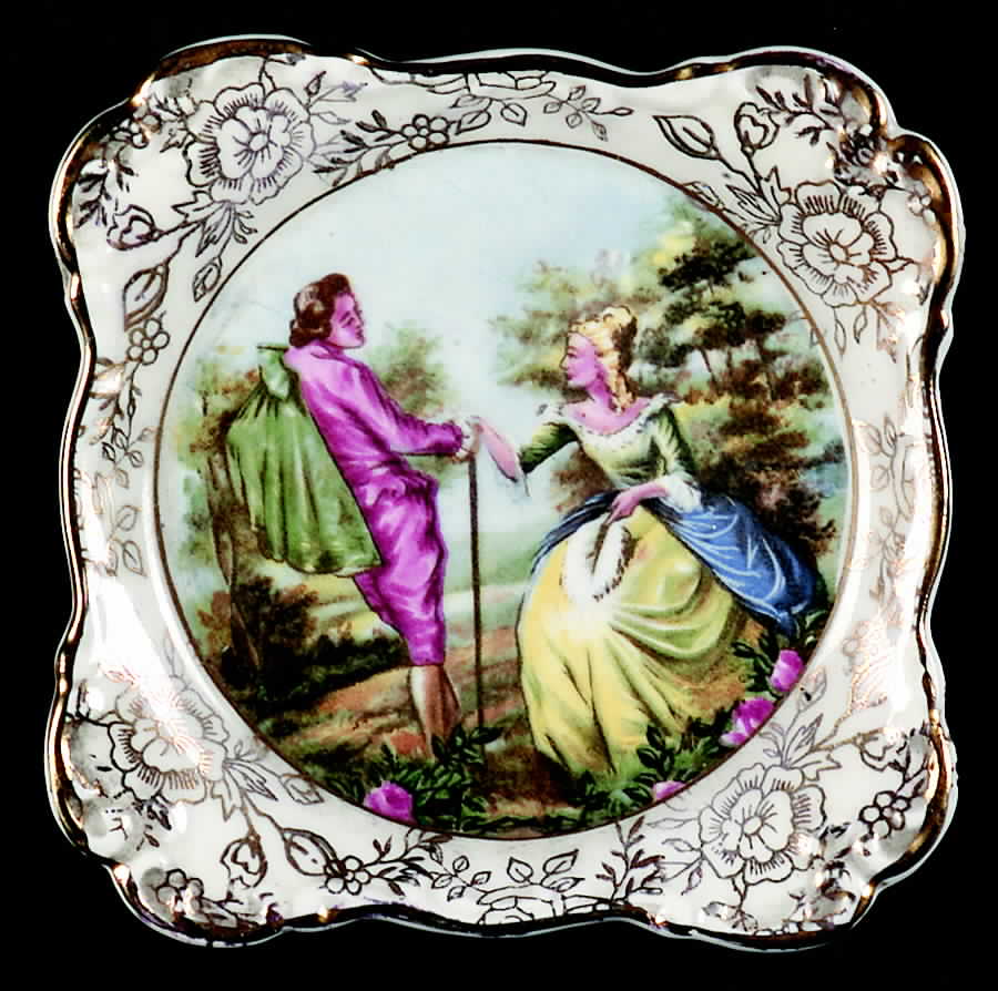 Romance Tea Bag Holder by James Kent (England)-1