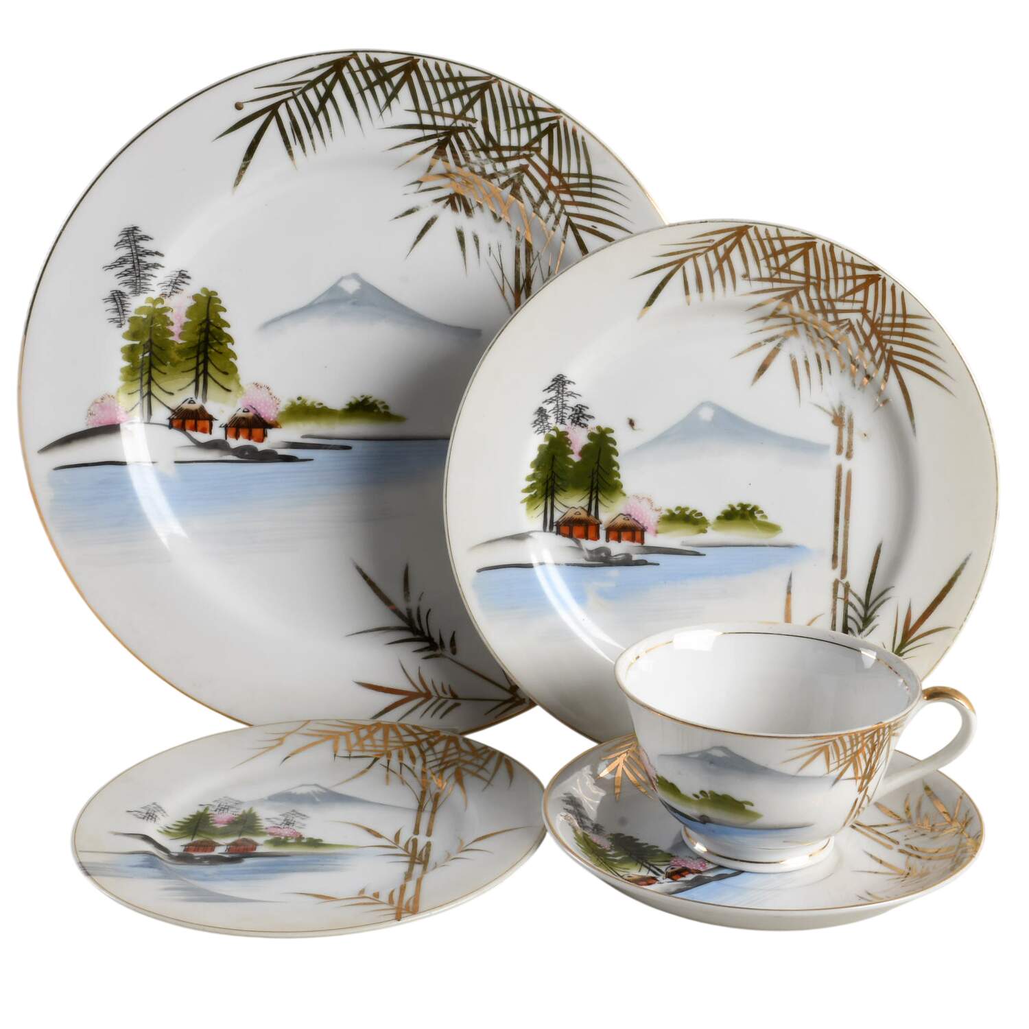 KUT134 5 Piece Place Setting by Kutani-1