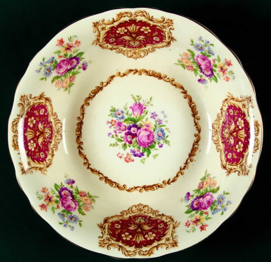5028 8" Round Vegetable Bowl by James Kent (England)-1