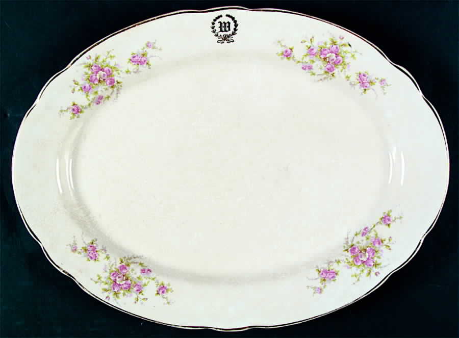 KTK79 15" Oval Serving Platter by Knowles, Taylor & Knowles-1