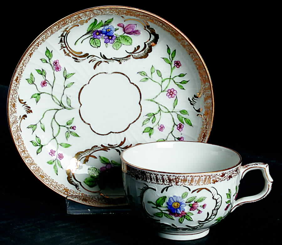 KPM145 Flat Demitasse Cup & Saucer Set by KPM-1