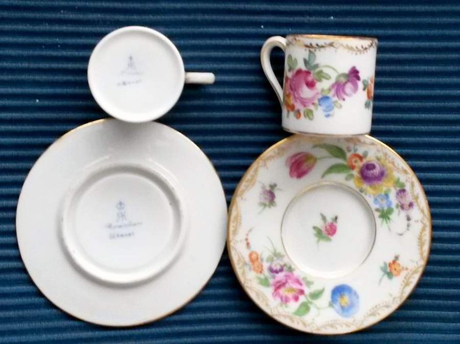 KLE28 Flat Demitasse Cup & Saucer Set by Richard Klemm-1