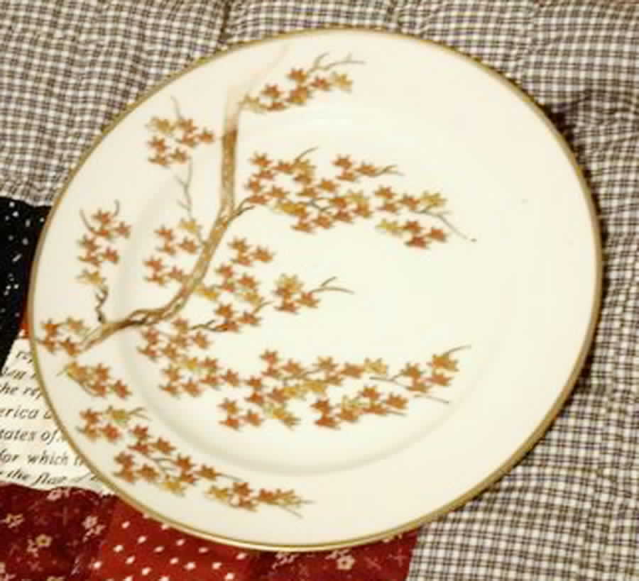 KUT139 Dessert/Pie Plate by Kutani-1
