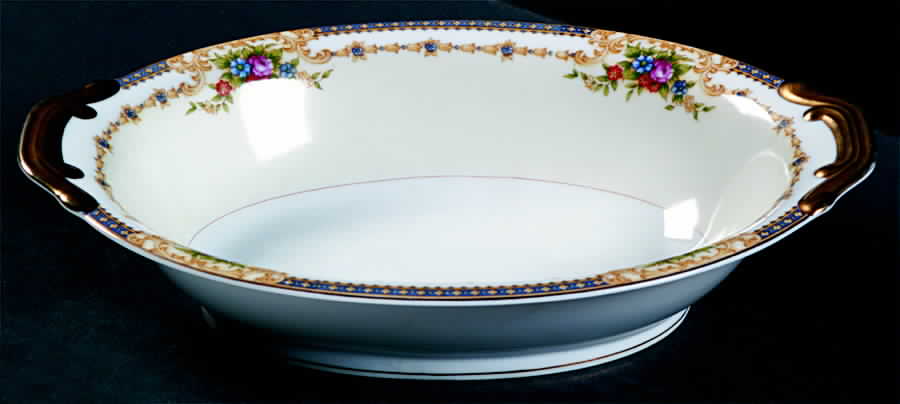 KON104 10" Oval Vegetable Bowl by Kongo-1