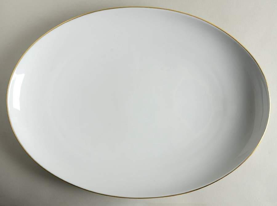 Decor 05 (Urbino) 16" Oval Serving Platter by KPM-1