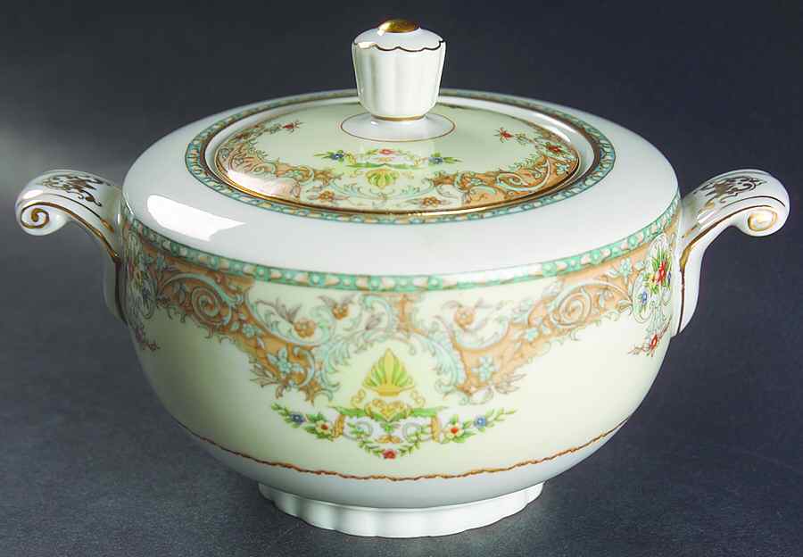 Countess Sugar Bowl & Lid by Kingsley (Japan)-1