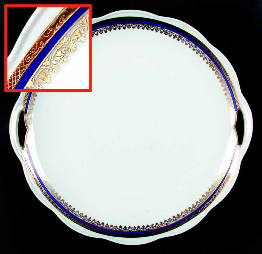 KPM148 Handled Cake Plate by KPM-1