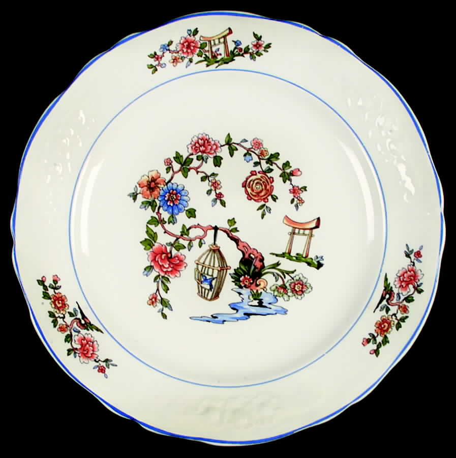 KNO736 Salad Plate by Edwin Knowles-1