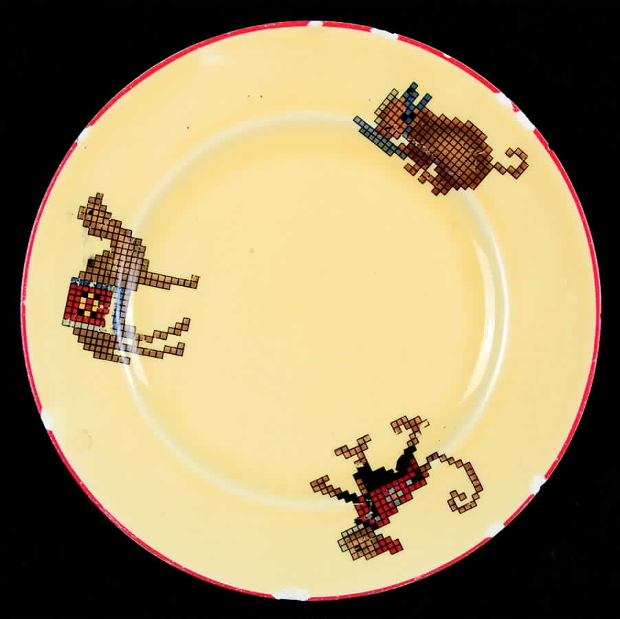 KNO741 Dessert/Pie Plate by Edwin Knowles-1