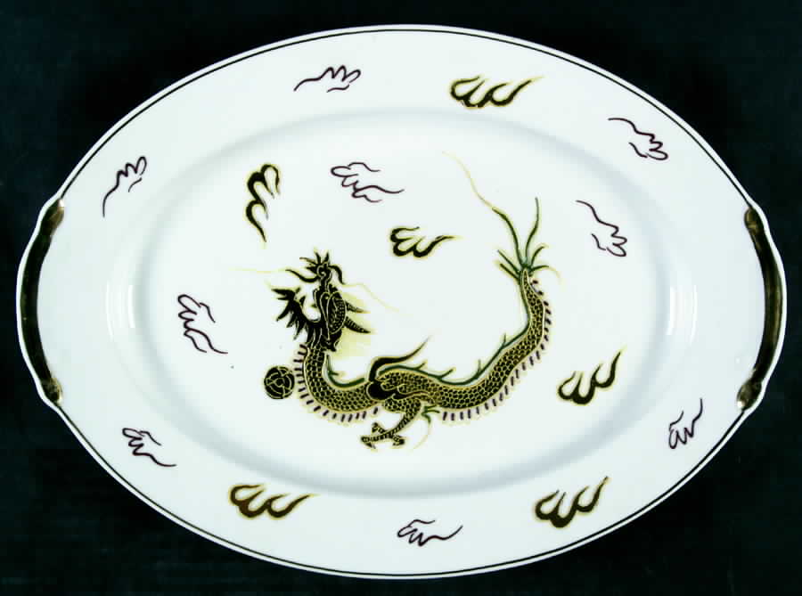 Kik52 14" Oval Serving Platter by Kikusui-1