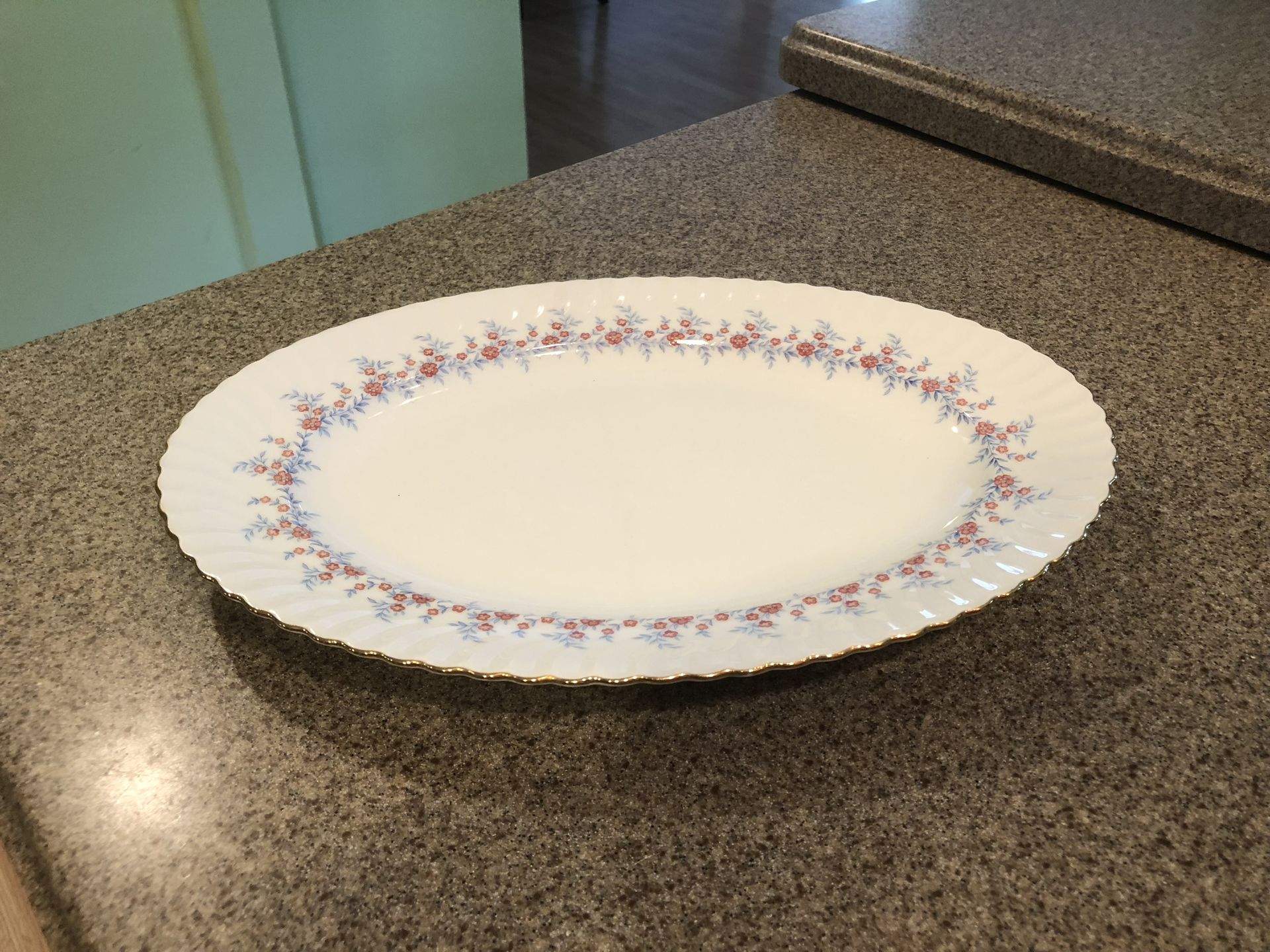 Brigette 12" Oval Serving Platter by Kaiser-1