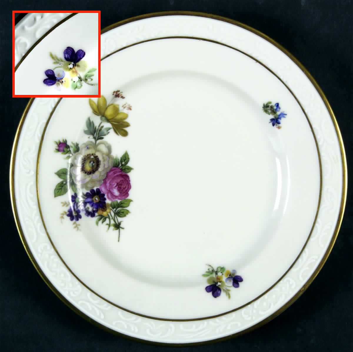 KPM156 Bread & Butter Plate by KPM-1