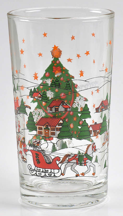 Christmas Pleasure (Scalloped, Red Trim) 12 Oz Tumbler by Kopin-1