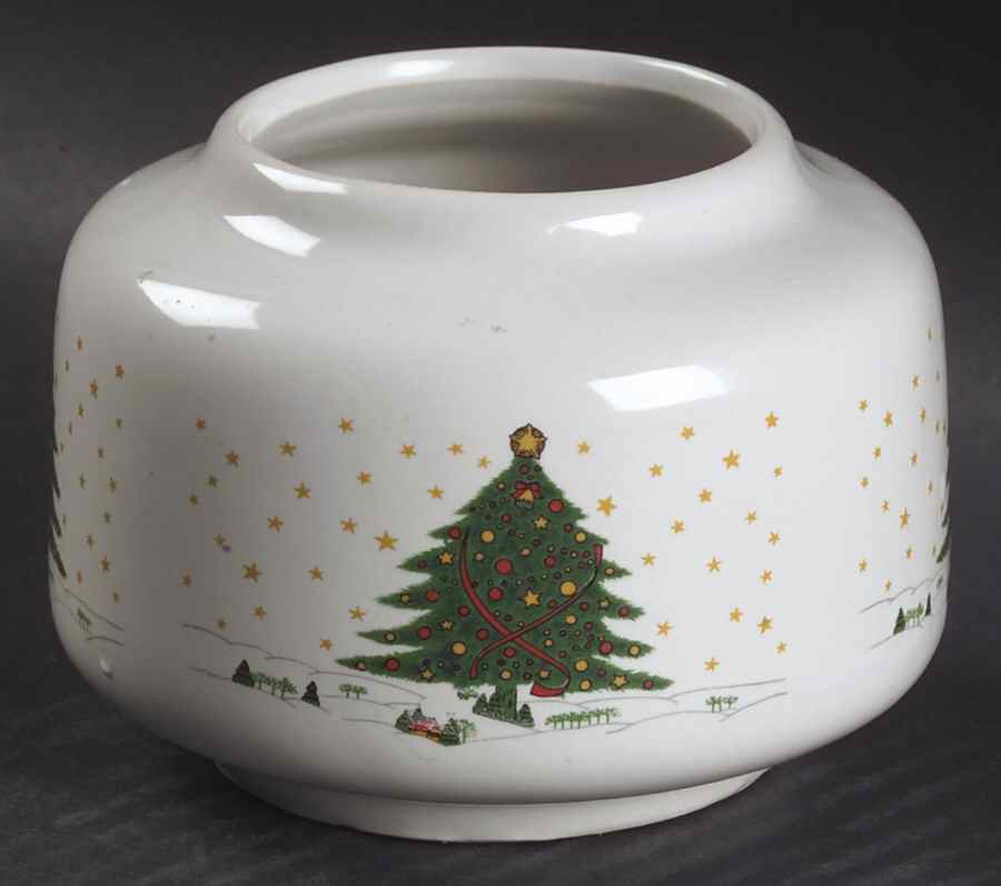 Christmas Pleasure (Scalloped, Red Trim) Potpourri Simmerer by Kopin-1