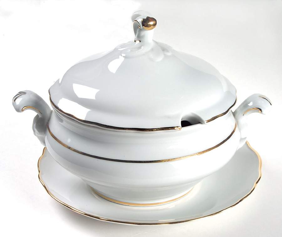 JKW107 Tureen & Lid w/Underplate by JKW Bavaria-1