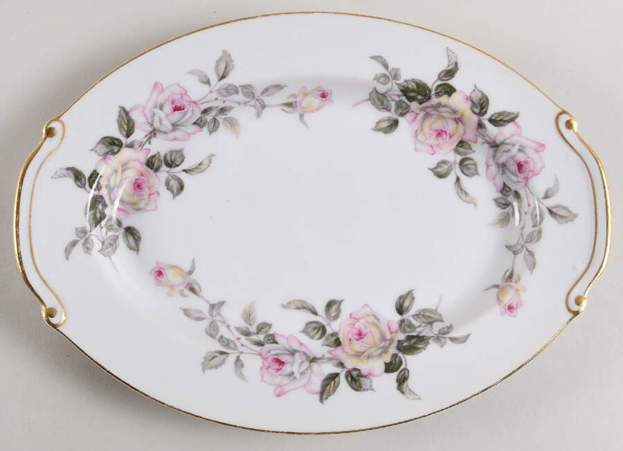 Rosehill 12" Oval Serving Platter by Kyoto-1