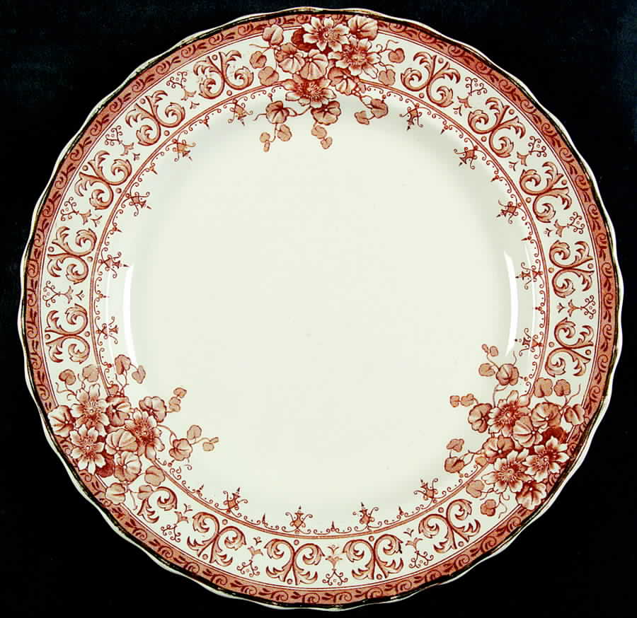 Oxford Brown Dinner Plate by Keeling & Co-1