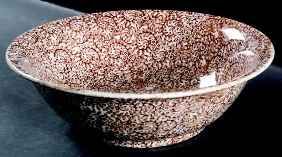 KNT33 9" Round Vegetable Bowl by James Kent (England)-1