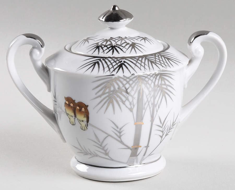 KUT167 Sugar Bowl & Lid by Kutani-1