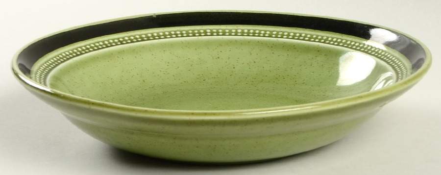 Moss Antigua Rim Cereal Bowl by Kasuga-1