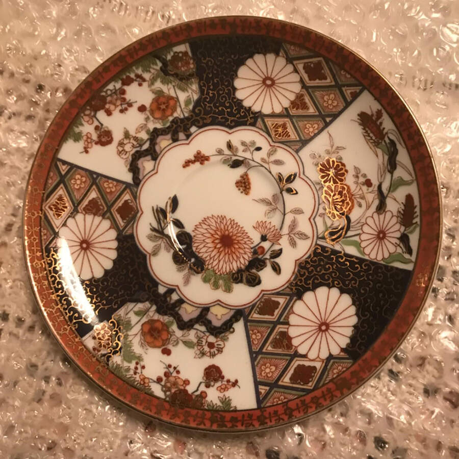 KUT169 Bread & Butter Plate by Kutani-1