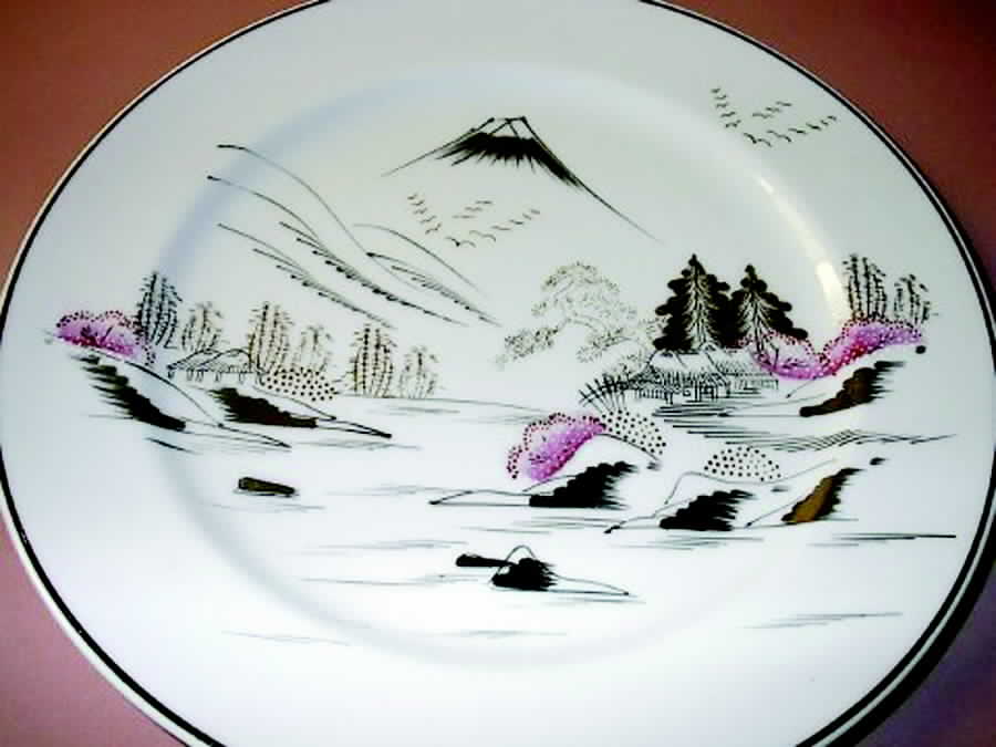 KUT172 Dinner Plate by Kutani-1