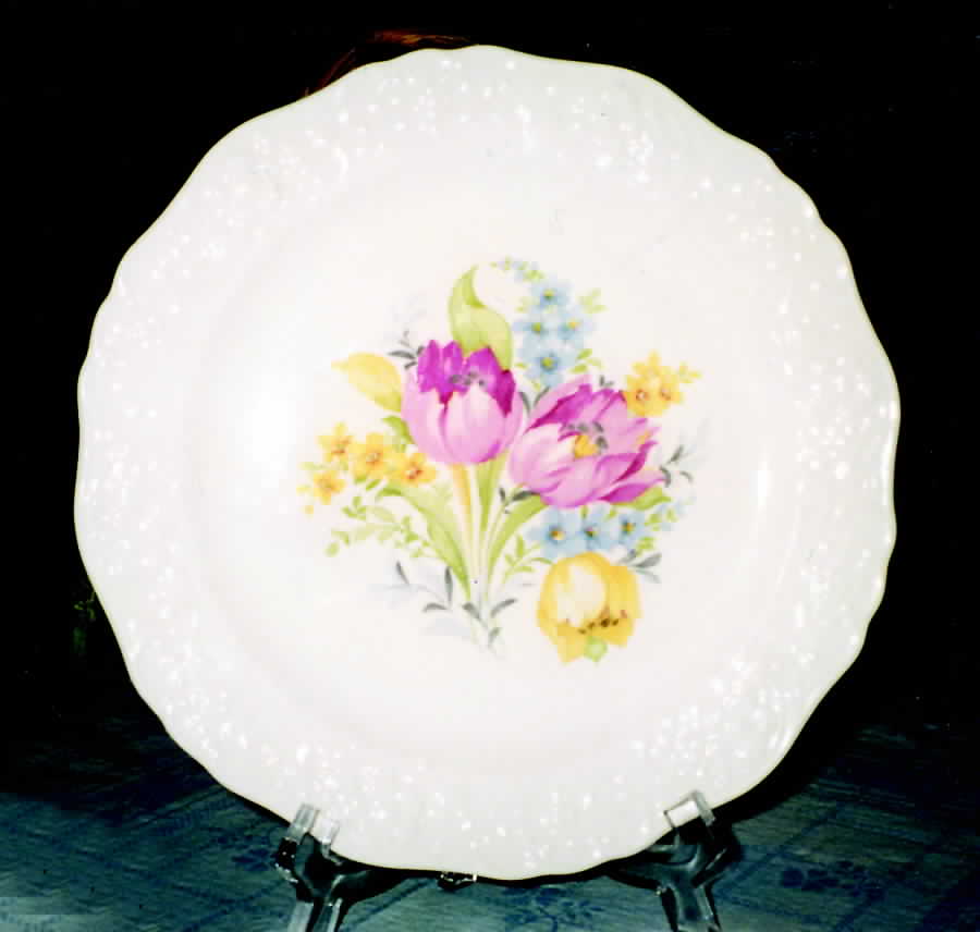 Melody Dinner Plate by Edwin Knowles-1