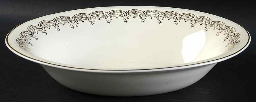 967E1 9" Oval Vegetable Bowl by Edwin Knowles-1