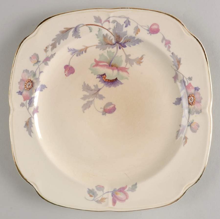 72-E1 Square Luncheon Plate by Edwin Knowles-1