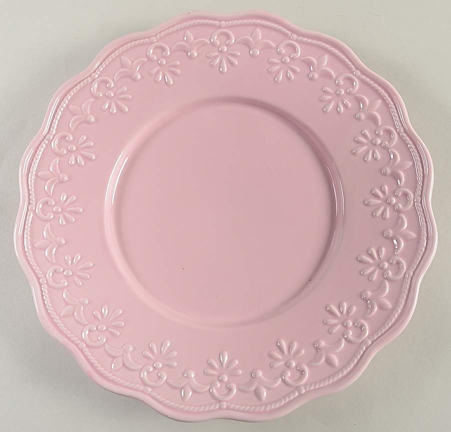 Lace Pink Dinner Plate by JCPenney-1