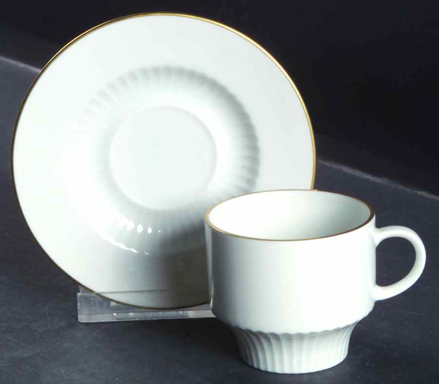 KAI34 Flat Demitasse Cup & Saucer Set by Kaiser-1