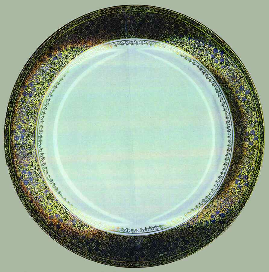 KUT189 Dinner Plate by Kutani-1