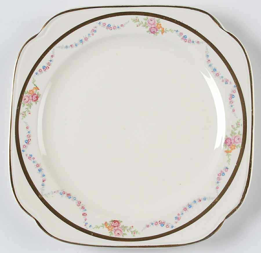 KNO841 Square Salad Plate by Edwin Knowles-1