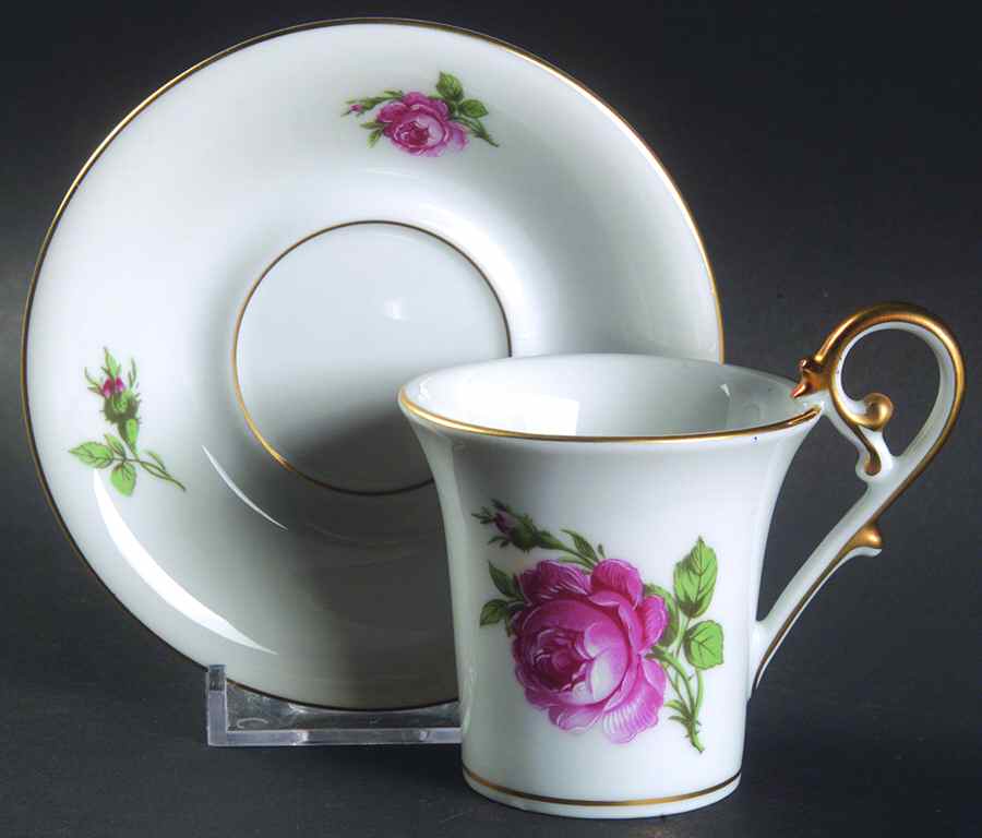 1531 Flat Demitasse Cup & Saucer Set by Kaiser-1
